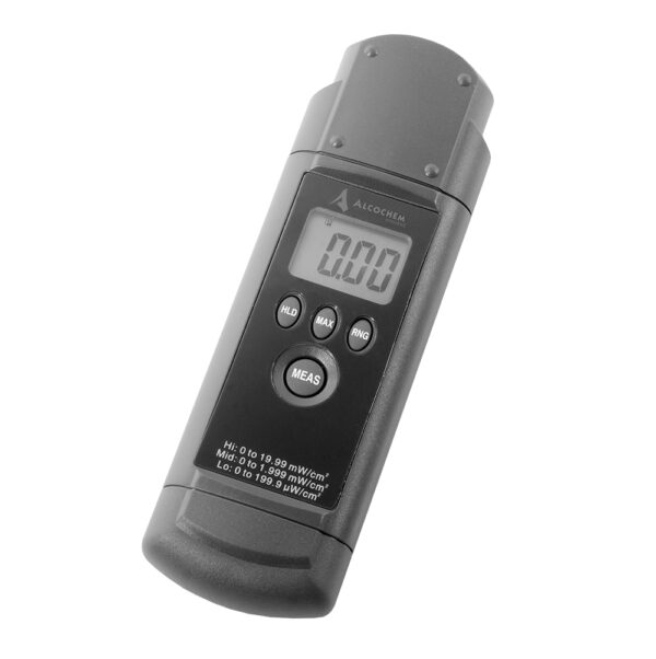UV meter Alcochem UV-A light meter 0 to 19.99 mW/cm²