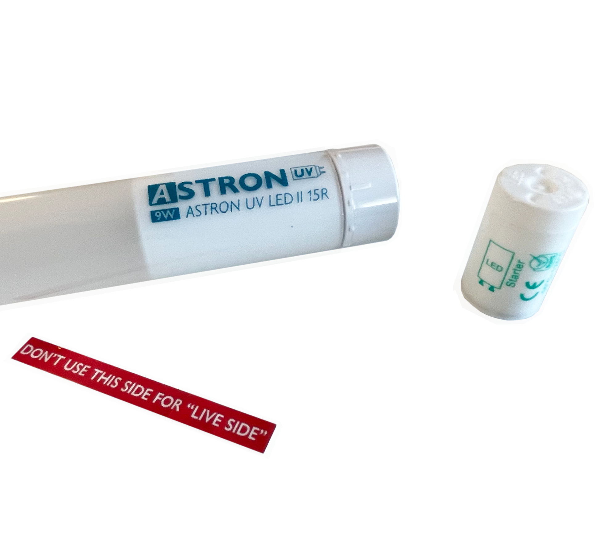 ASTRON 15R - RETROFIT 9 WATT LED UV-A LAMP MET 360° DRAAIBARE LAMPHOUDERS