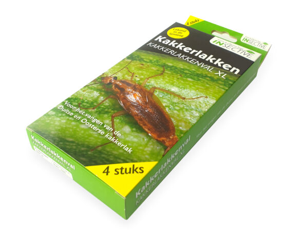 Cockroach trap XL 4 pcs - Control cockroaches